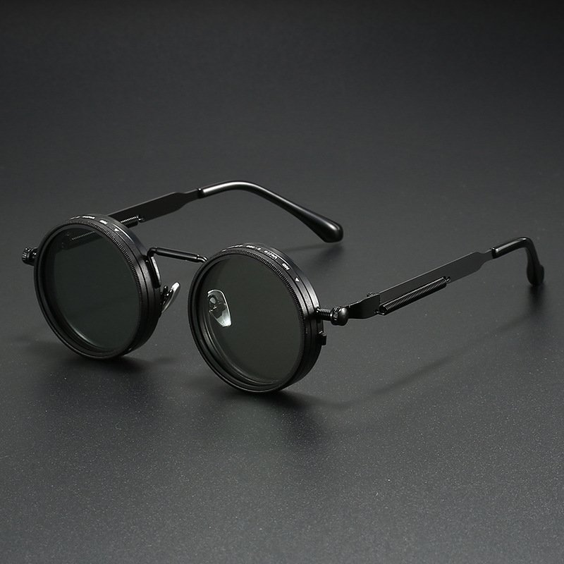 Adjustable ND Filter Round Sunglasses